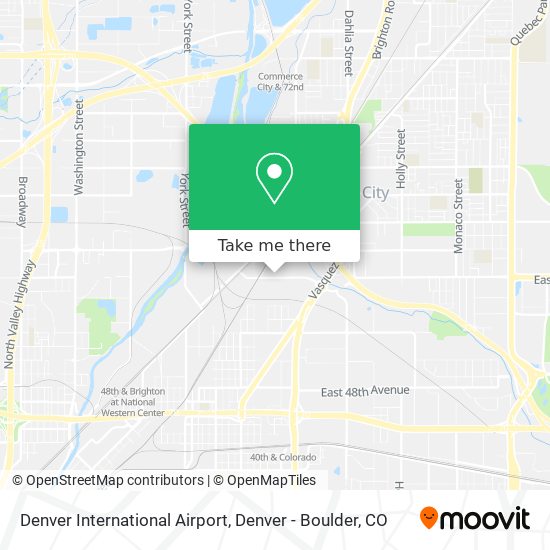 Denver International Airport map