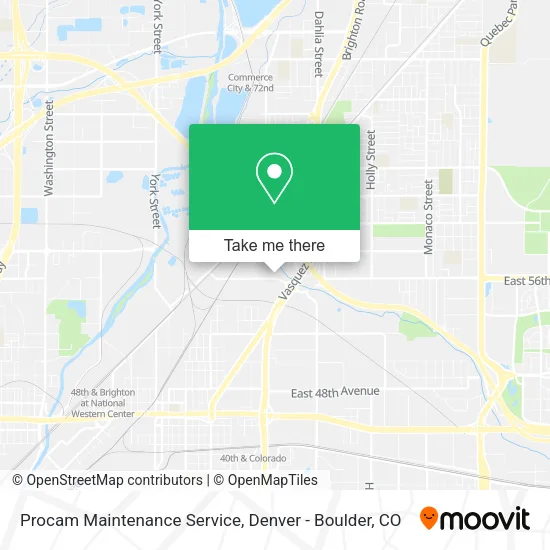 Procam Maintenance Service map