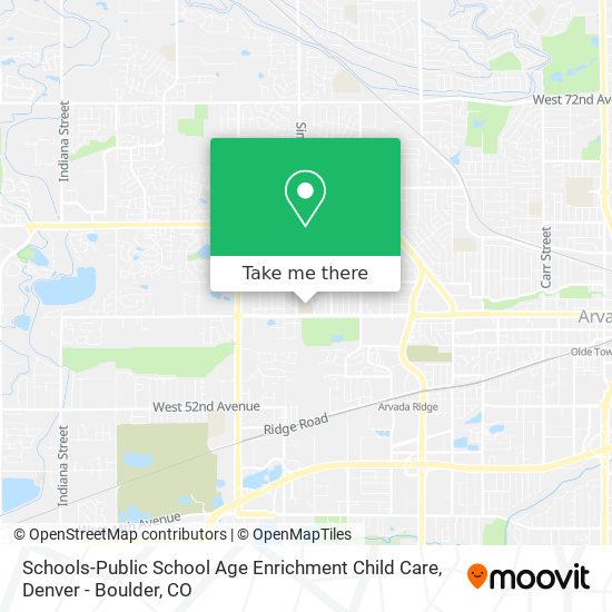 Mapa de Schools-Public School Age Enrichment Child Care