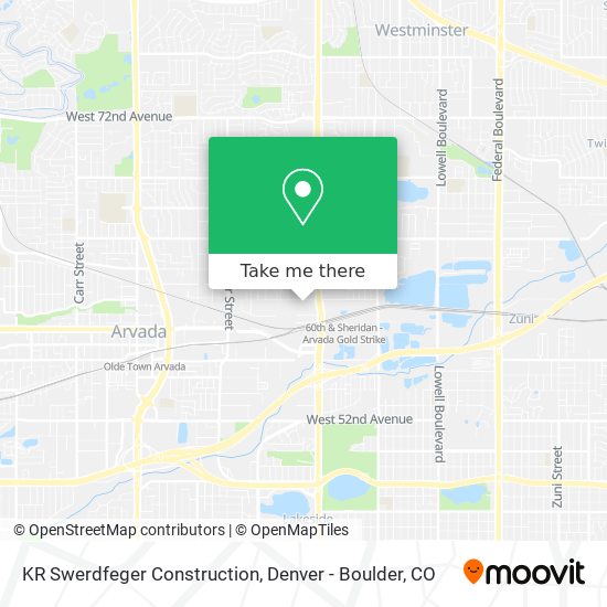 KR Swerdfeger Construction map