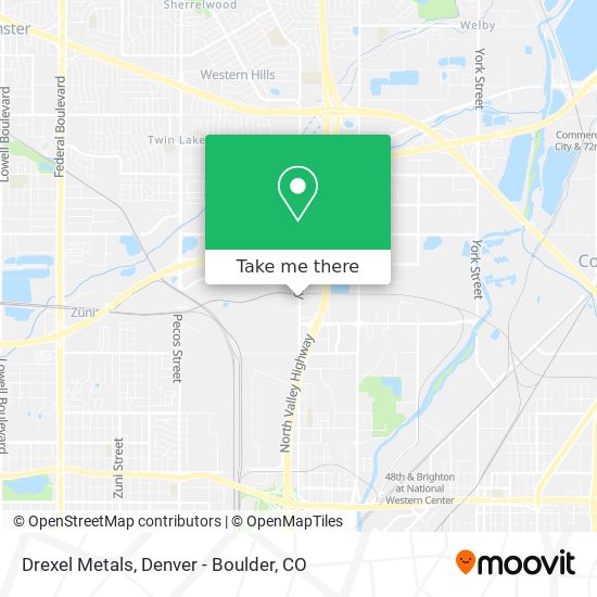 Drexel Metals map