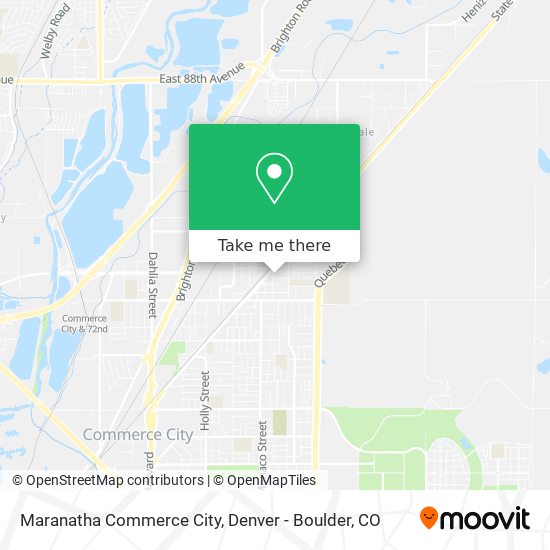 Maranatha Commerce City map