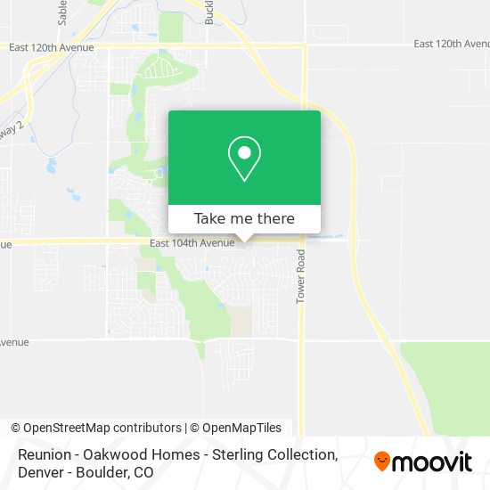Reunion - Oakwood Homes - Sterling Collection map