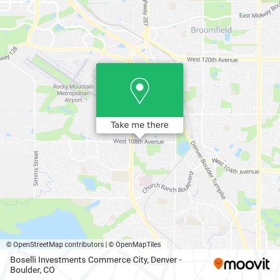 Boselli Investments Commerce City map