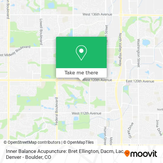 Inner Balance Acupuncture: Bret Ellington, Dacm, Lac map