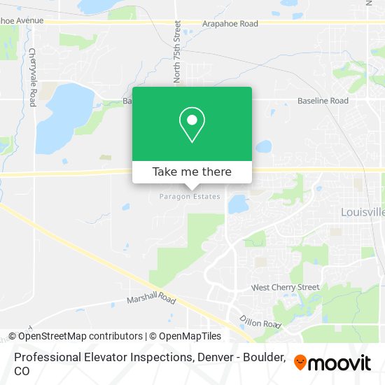Professional Elevator Inspections map
