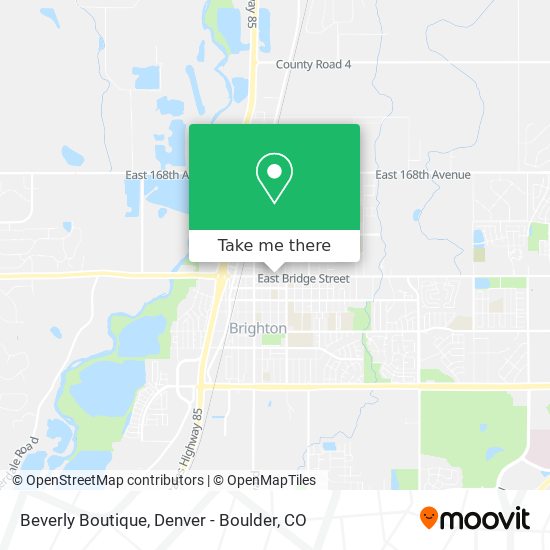 Mapa de Beverly Boutique