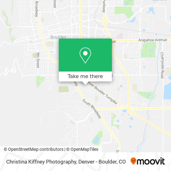 Christina Kiffney Photography map