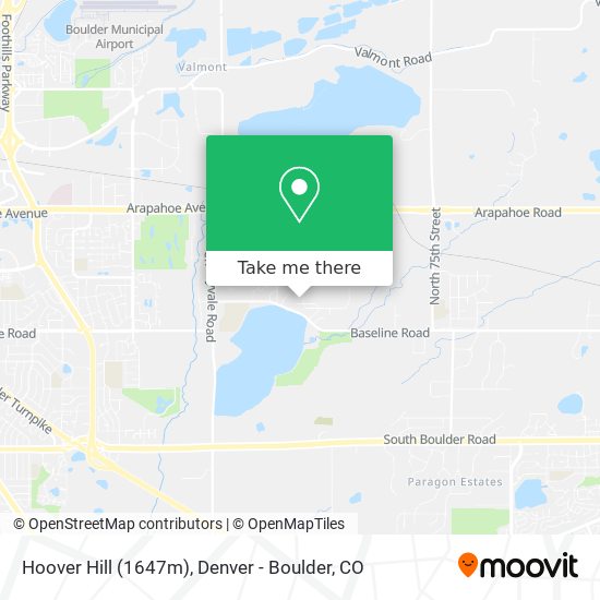 Hoover Hill (1647m) map