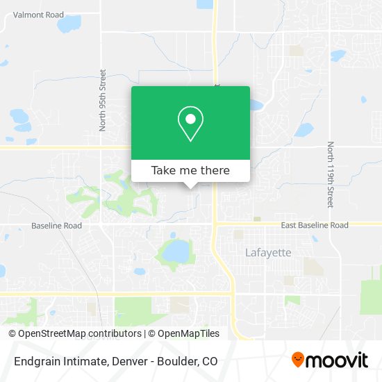 Endgrain Intimate map