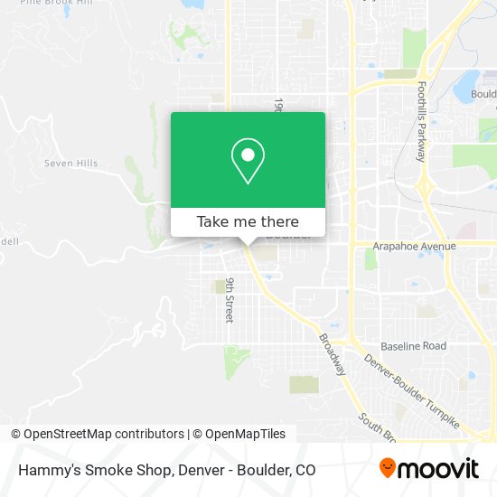 Hammy's Smoke Shop map