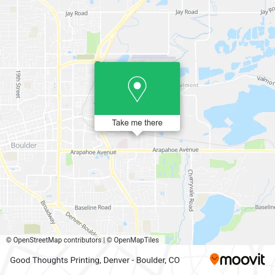 Good Thoughts Printing map