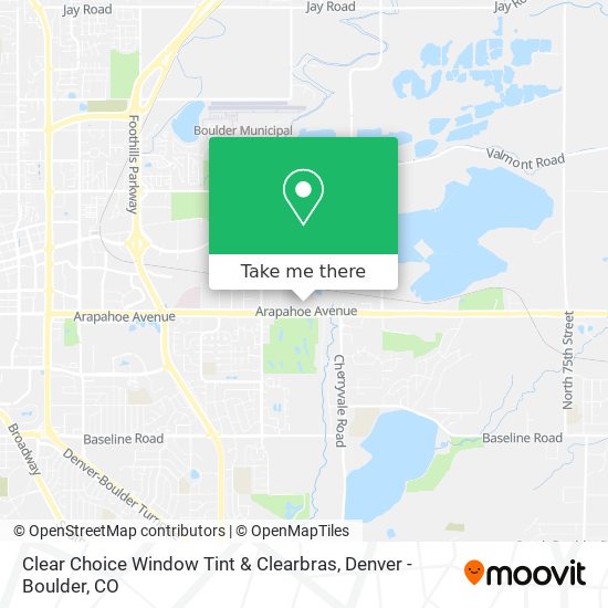 Clear Choice Window Tint & Clearbras map