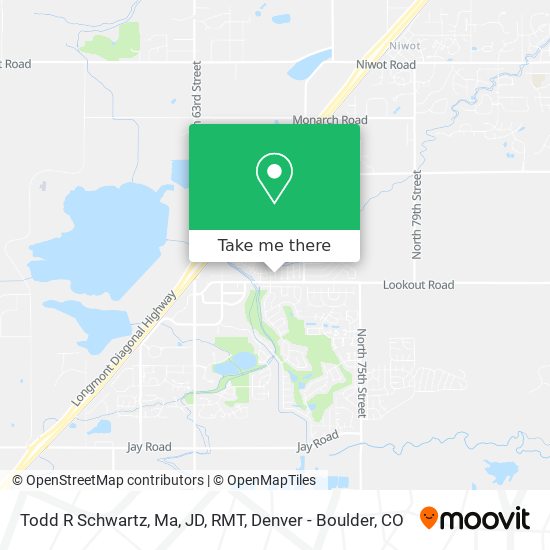 Mapa de Todd R Schwartz, Ma, JD, RMT