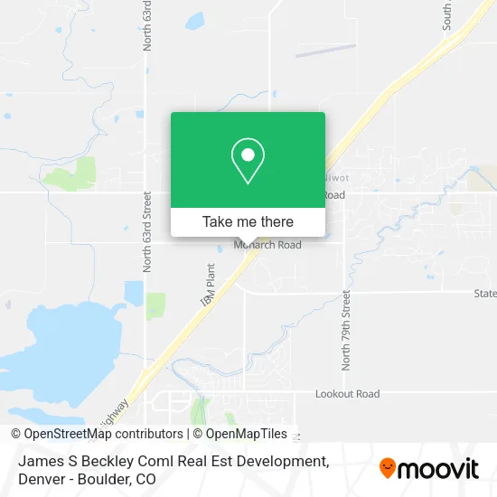 James S Beckley Coml Real Est Development map