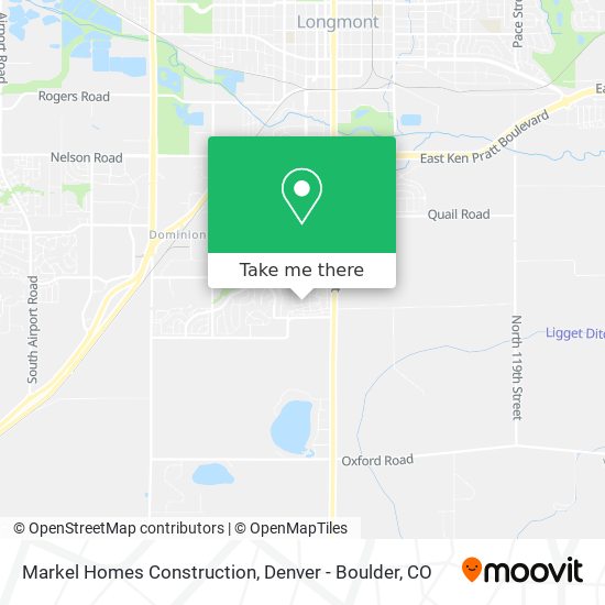Mapa de Markel Homes Construction