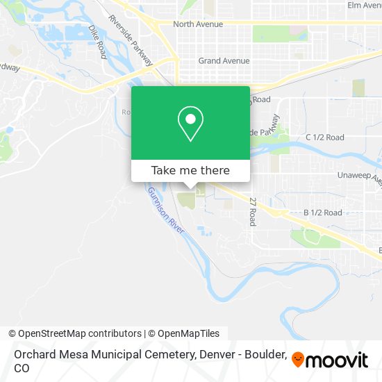 Orchard Mesa Municipal Cemetery map