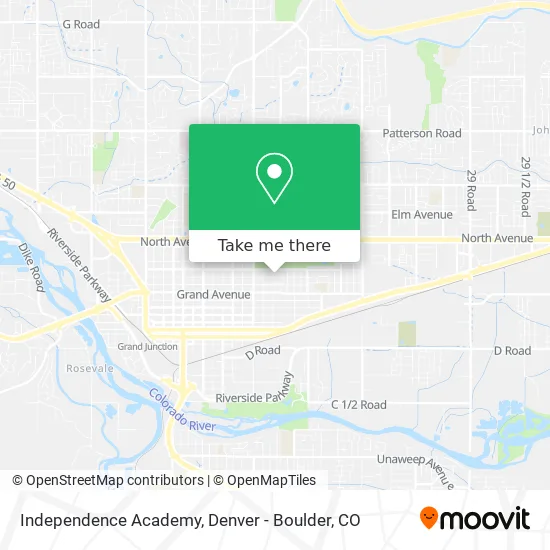 Independence Academy map
