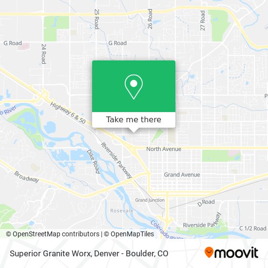 Mapa de Superior Granite Worx