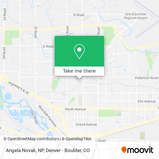 Angela Novak, NP map