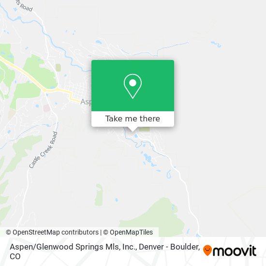 Mapa de Aspen / Glenwood Springs Mls, Inc.