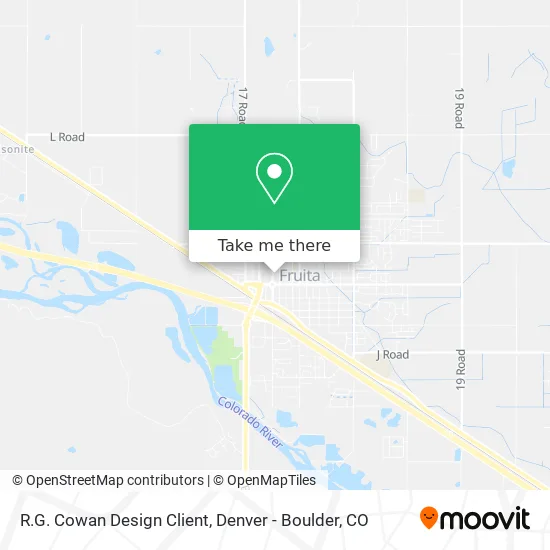 R.G. Cowan Design Client map