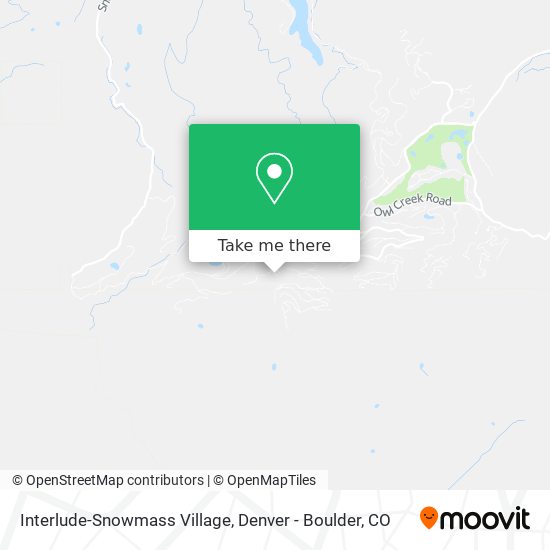Interlude-Snowmass Village map