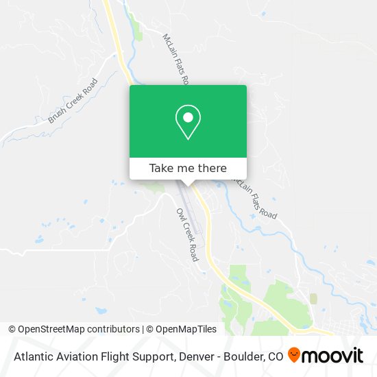 Atlantic Aviation Flight Support map