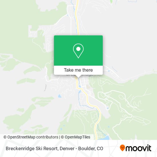 Breckenridge Ski Resort map