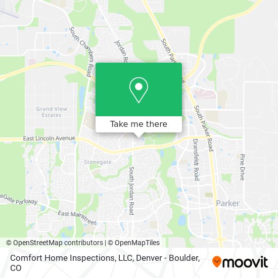 Mapa de Comfort Home Inspections, LLC