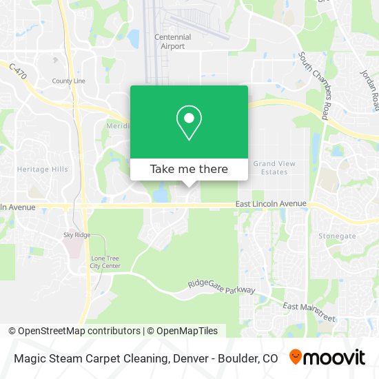 Mapa de Magic Steam Carpet Cleaning