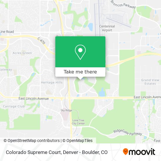 Colorado Supreme Court map