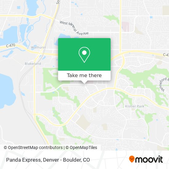 Panda Express map
