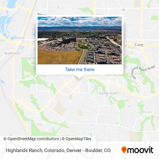 Highlands Ranch, Colorado map