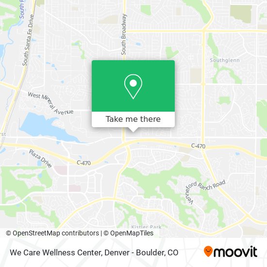 Mapa de We Care Wellness Center