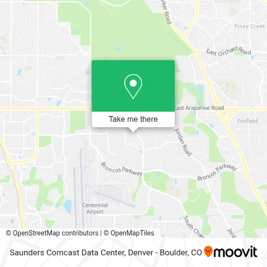 Saunders Comcast Data Center map