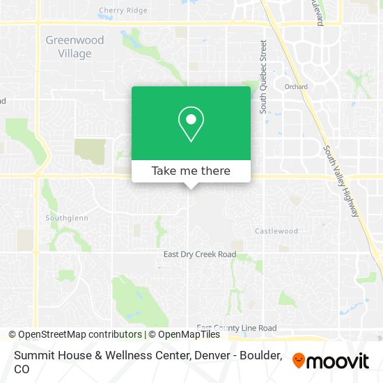 Summit House & Wellness Center map