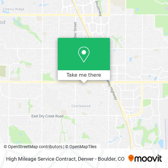 High Mileage Service Contract map