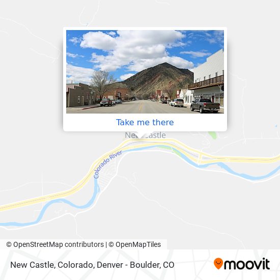 New Castle, Colorado map