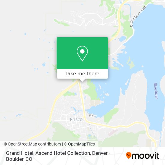 Mapa de Grand Hotel, Ascend Hotel Collection
