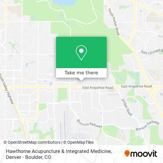 Mapa de Hawthorne Acupuncture & Integrated Medicine