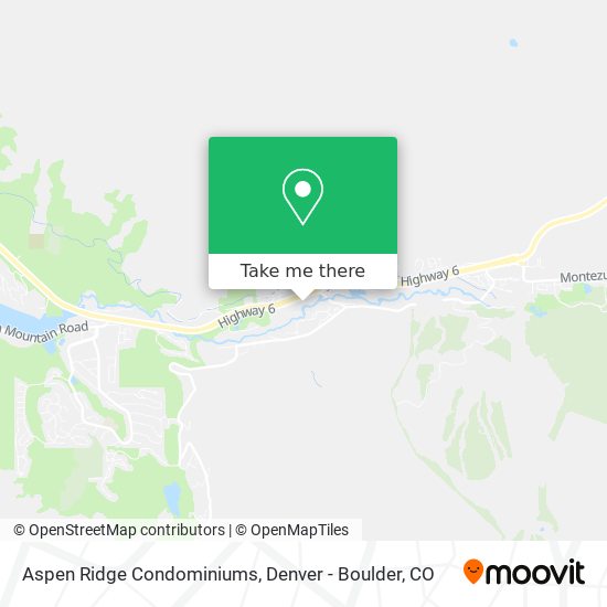 Mapa de Aspen Ridge Condominiums