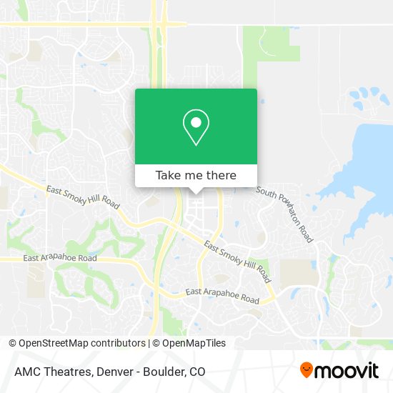 Mapa de AMC Theatres