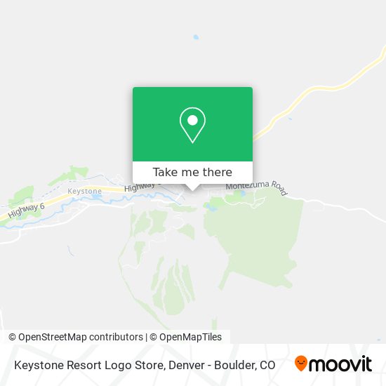 Mapa de Keystone Resort Logo Store