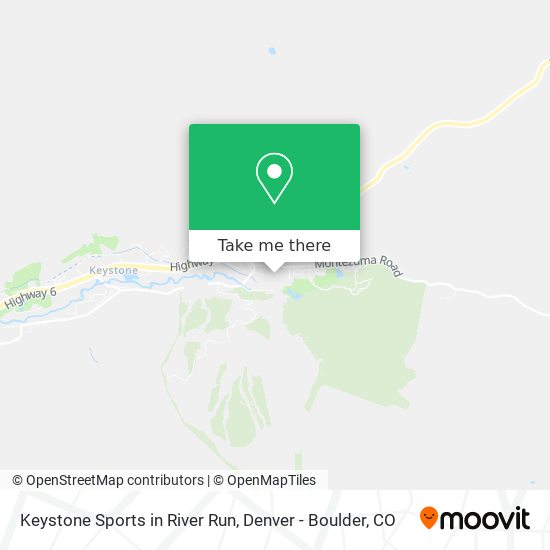 Keystone Sports in River Run map