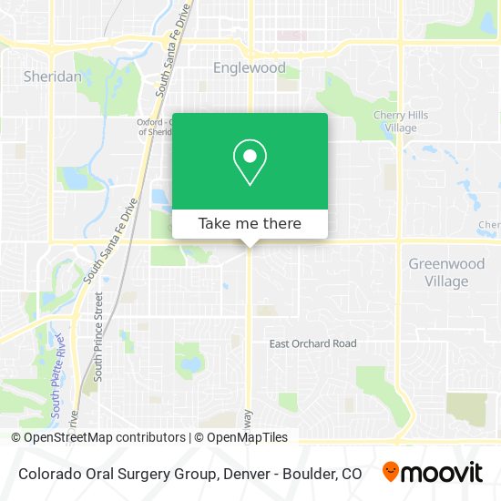 Colorado Oral Surgery Group map