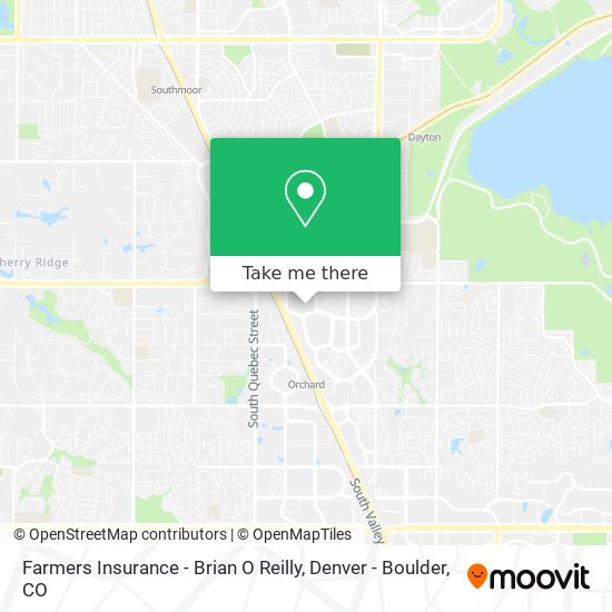 Mapa de Farmers Insurance - Brian O Reilly