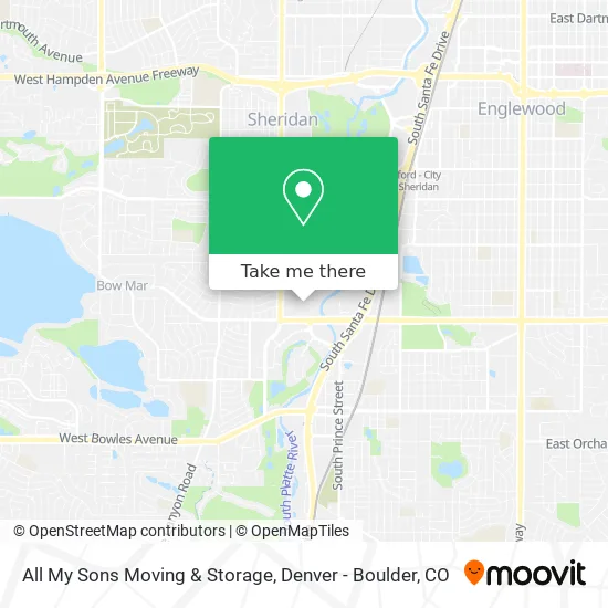 All My Sons Moving & Storage map