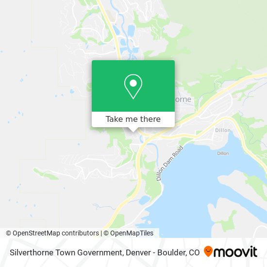 Mapa de Silverthorne Town Government