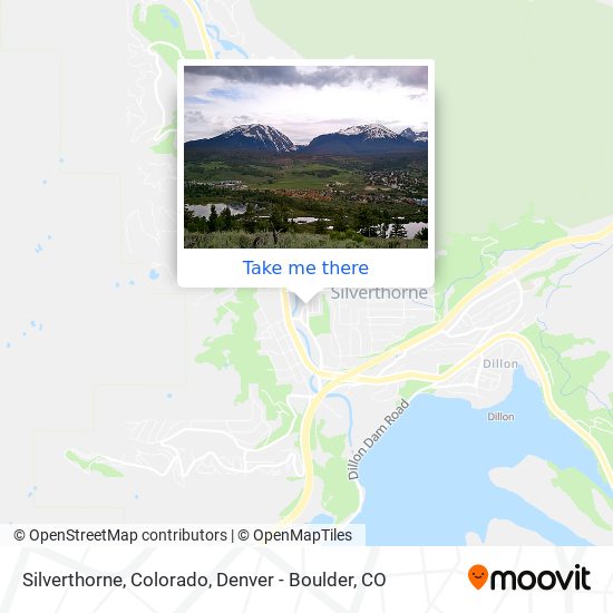 Silverthorne, Colorado map